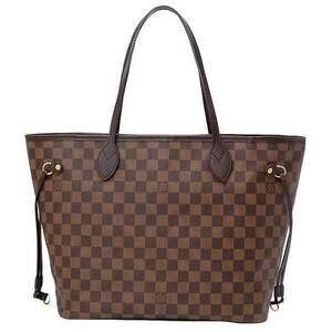 Louis Vuitton Tote Ebene Brown Damier Bag Pouch Neverfull Leather